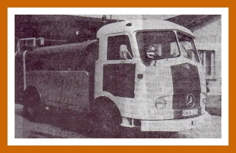 Luftbild Das „Milchauto“ der Freiwilligen Feuerwehr