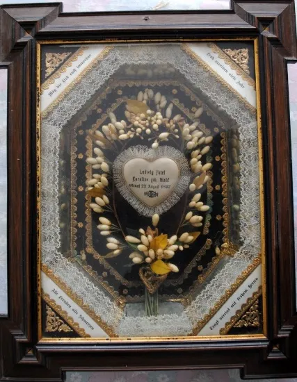 Hochzeitskranz aus 1865 Hochzeitskranz aus 1897