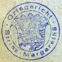 Bildtafel aus der Chronik: Siegel und Stempel