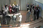 Bildtafel aus der Chronik: Schulentlassung und Konfirmation