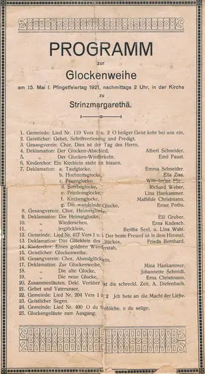 Bildtafel aus der Chronik: Geschichten aus dem ersten Weltkrieg
