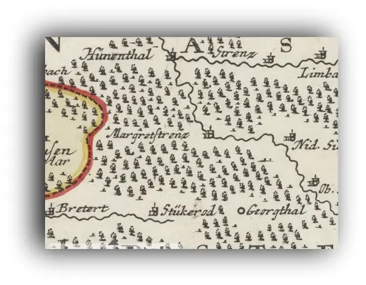 Bildtafel aus der Chronik: 1745