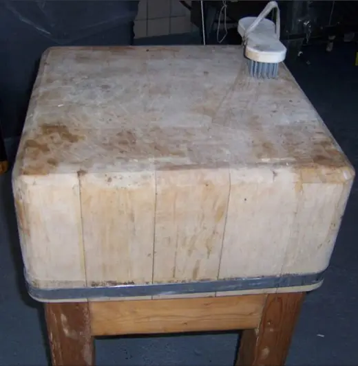 Bildtafel aus der Chronik: Hausschlachtung