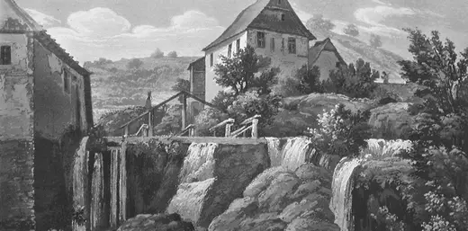 Bildtafel aus der Chronik: Die Zinkenmühle